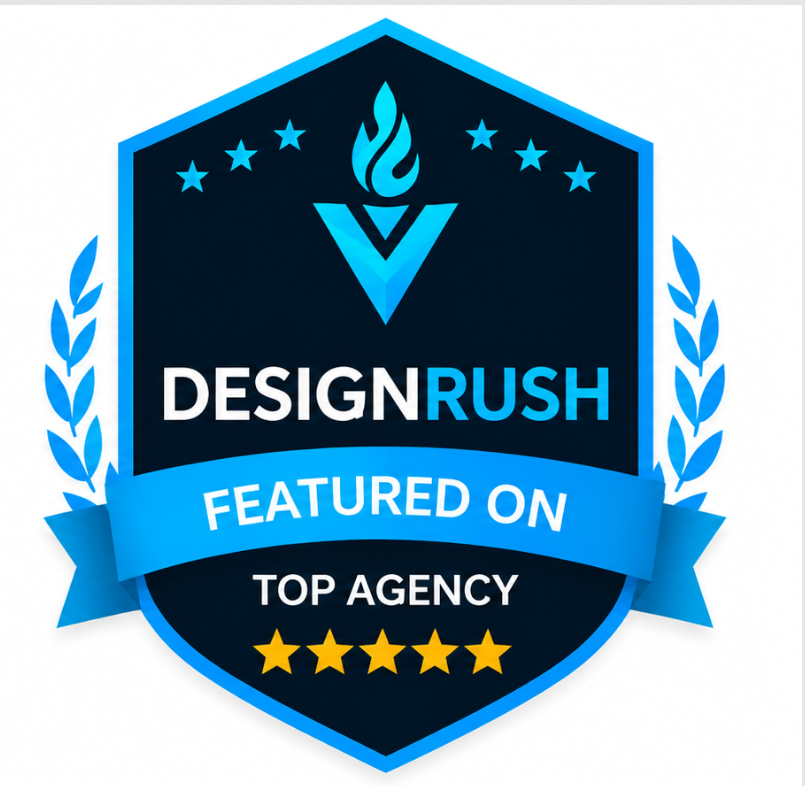 DesignRush recognition badge